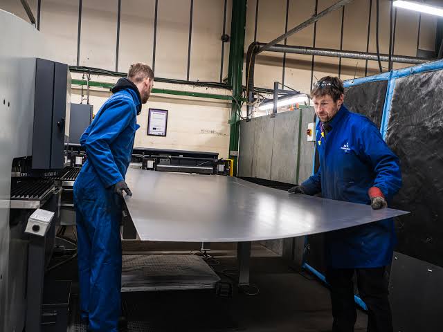 Railway fabrication team at work